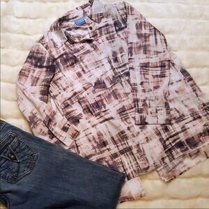 Vera Wang Split Back Blouse